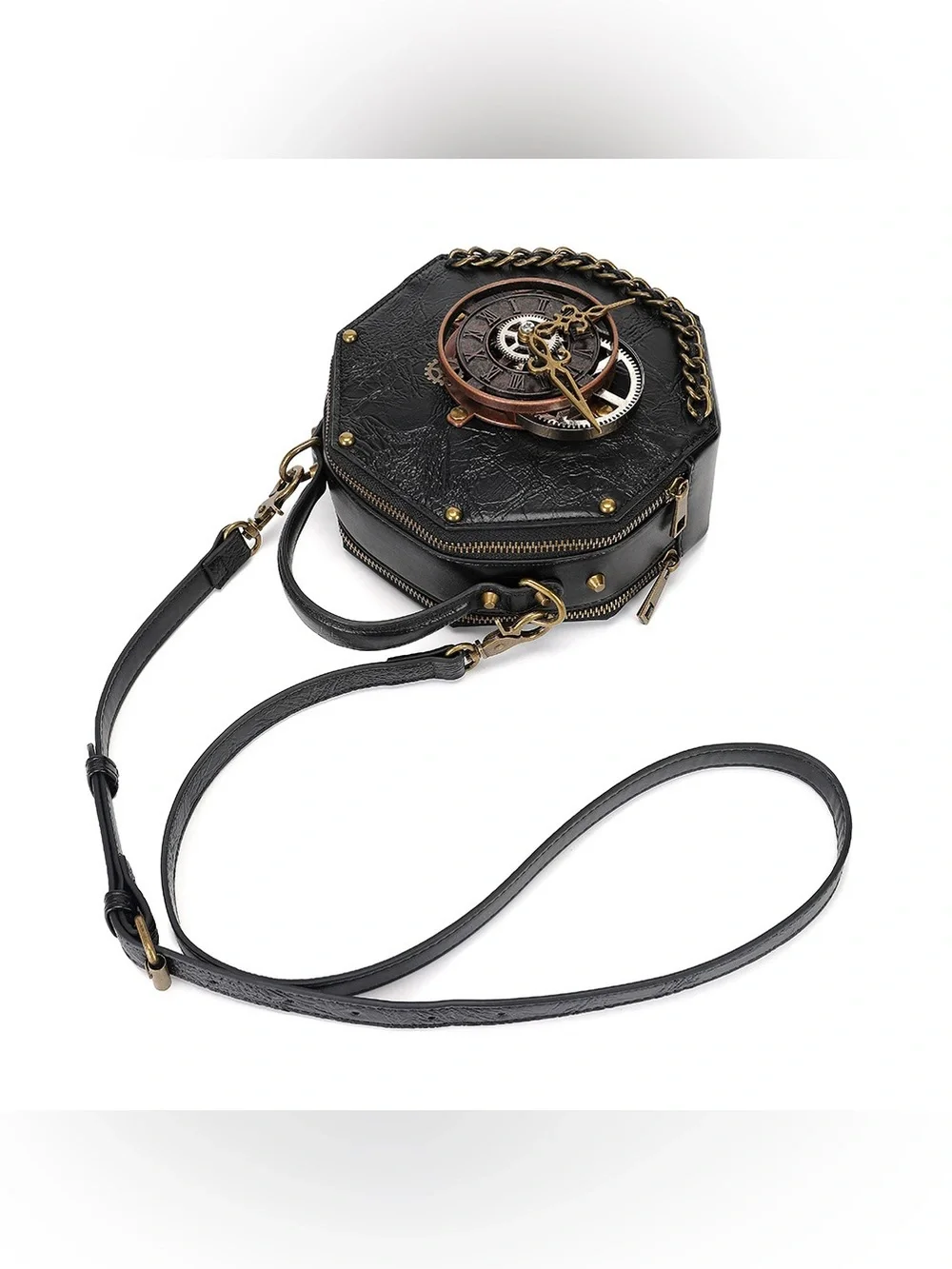 Steampunk Clockwork Crossbody Bag